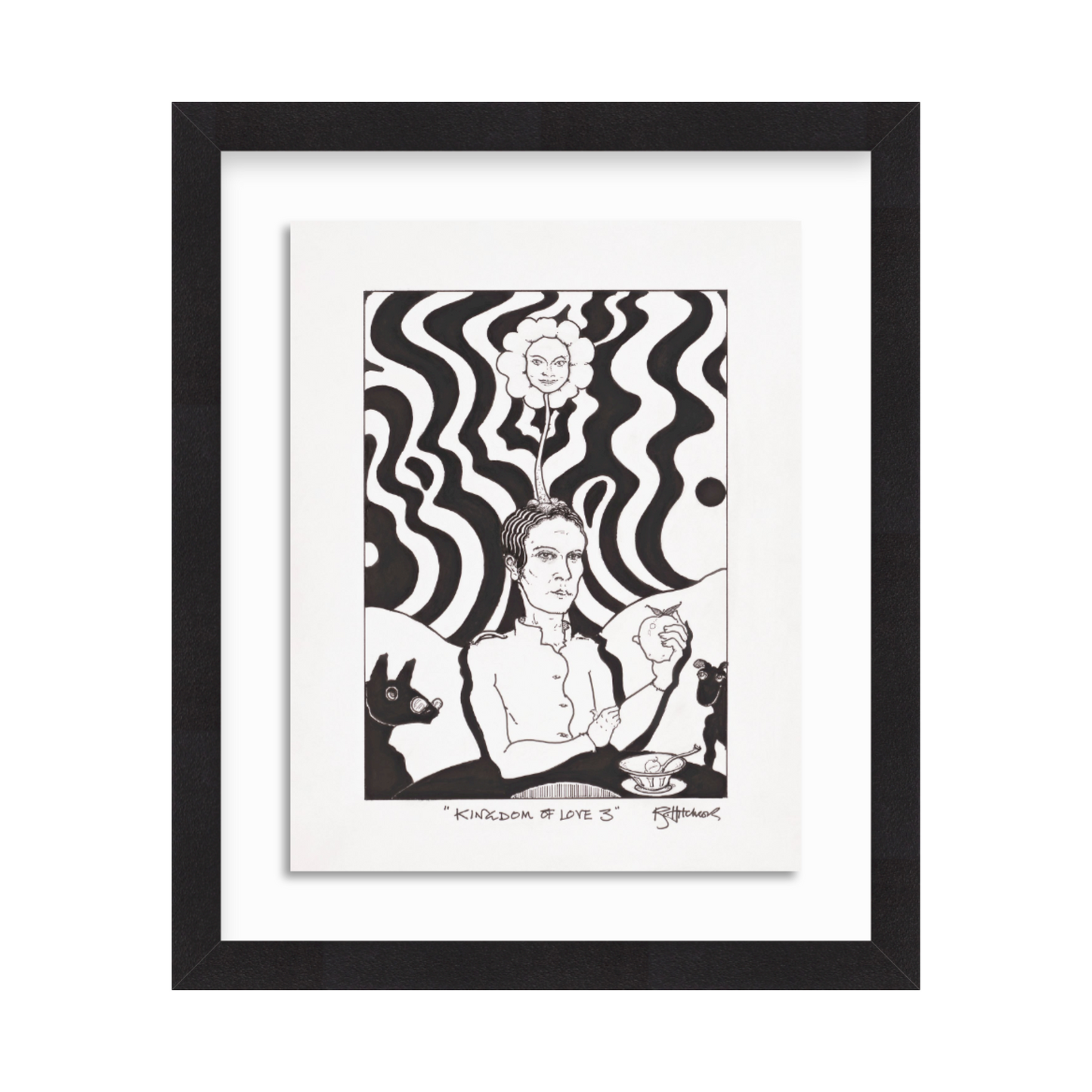 "KINGDOM OF LOVE 3" Original artwork by Robyn Hitchcock