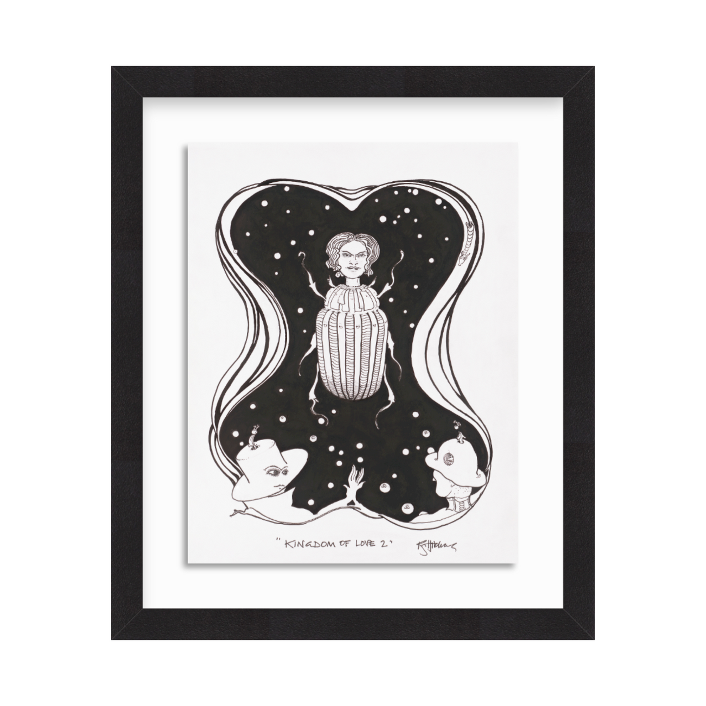 "KINGDOM OF LOVE 2" Original artwork by Robyn Hitchcock