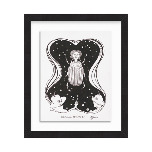 "KINGDOM OF LOVE 2" Original artwork by Robyn Hitchcock