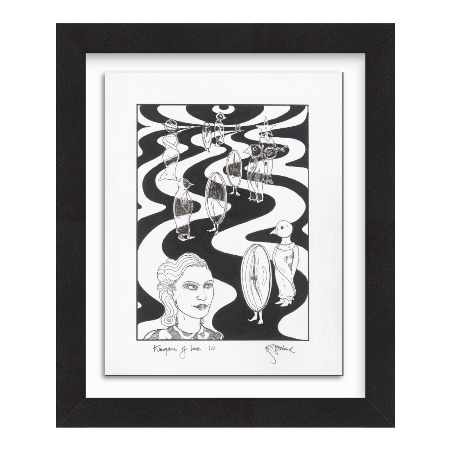 "KINGDOM OF LOVE 10" Original artwork by Robyn Hitchcock