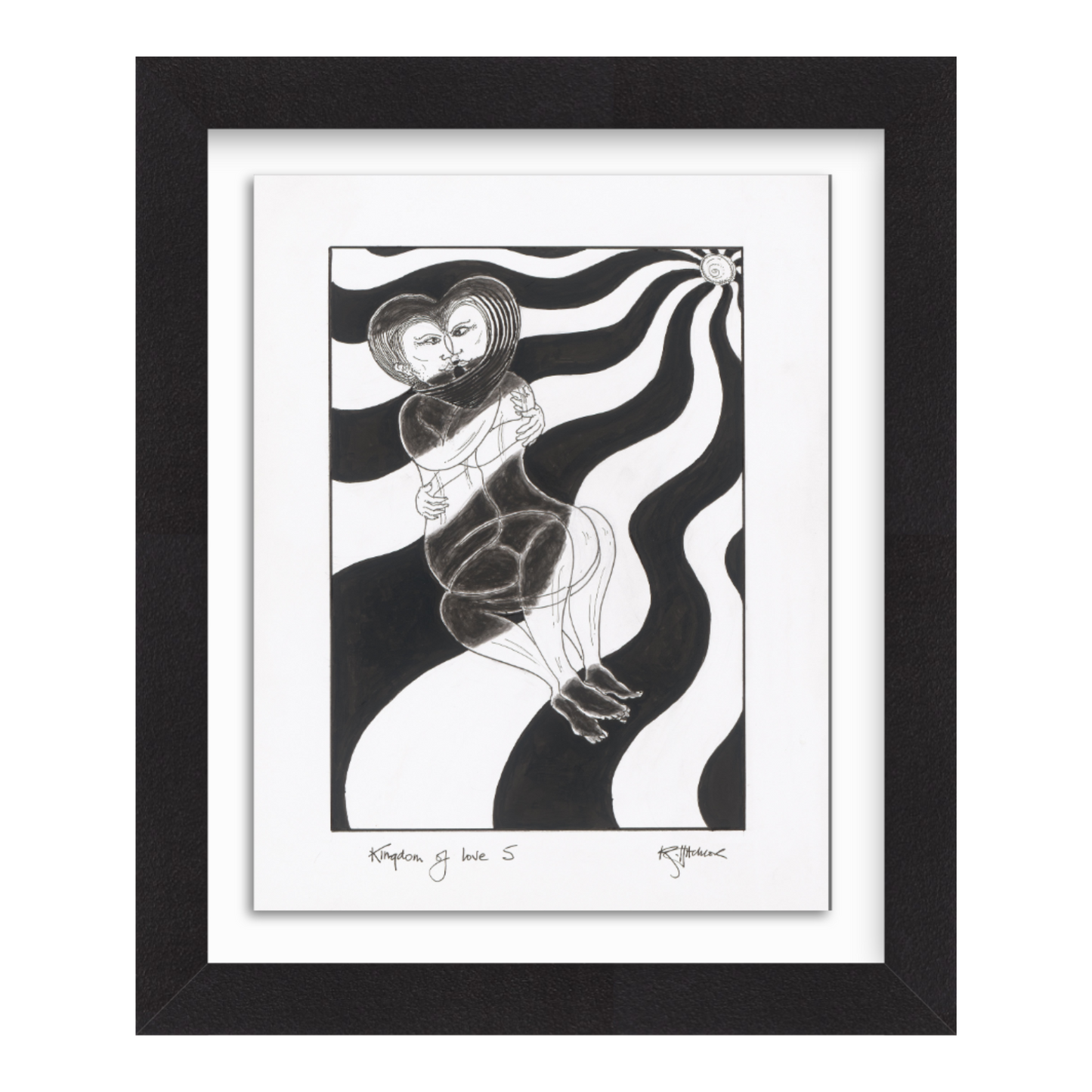 "KINGDOM OF LOVE 5" Original artwork by Robyn Hitchcock