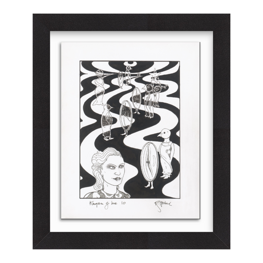"KINGDOM OF LOVE 10" Original artwork by Robyn Hitchcock