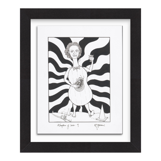 "KINGDOM OF LOVE 9" Original artwork by Robyn Hitchcock