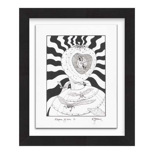 "KINGDOM OF LOVE 6" Original artwork by Robyn Hitchcock